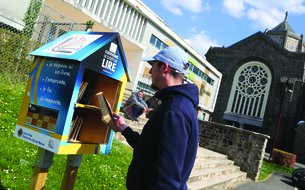 Photo de la boite à livre située a la Houillère 