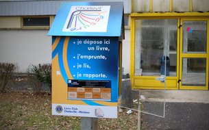 Photo de la boite à livre située a la Ronde Couture