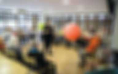 Animation gym à l'EHPAD