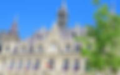 Façade de l'hôtel de ville à Mézières