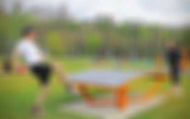 Table de teqball au Mont Olympe